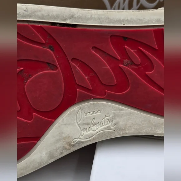 Christian Louboutin Louis Jr Spikes Suede Sneakers, Dust Bag, Box & COA - Picture 5 of 16